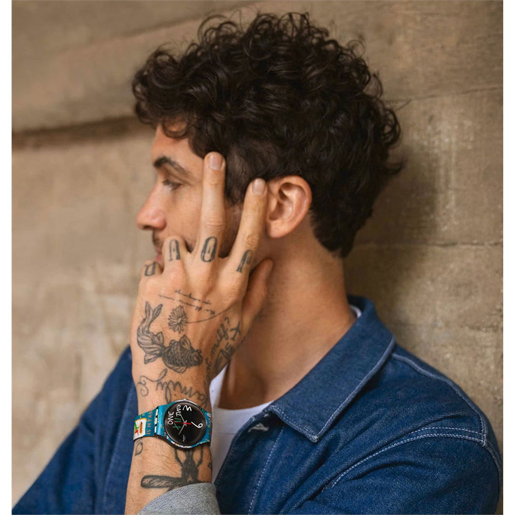 Swatch Suoz356 ISHTAR BY JEAN-MICHEL BASQUIAT