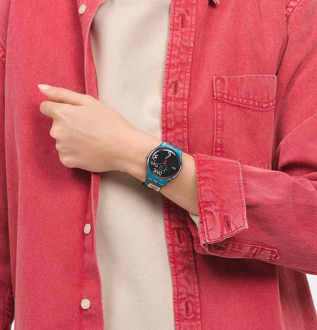 Swatch Suoz356 ISHTAR BY JEAN-MICHEL BASQUIAT