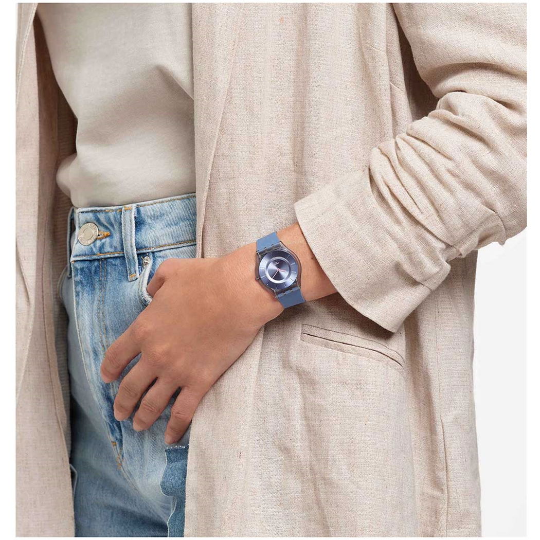 Swatch Ss08n100-S14 DENIM BLUE Kadın Kol Saati