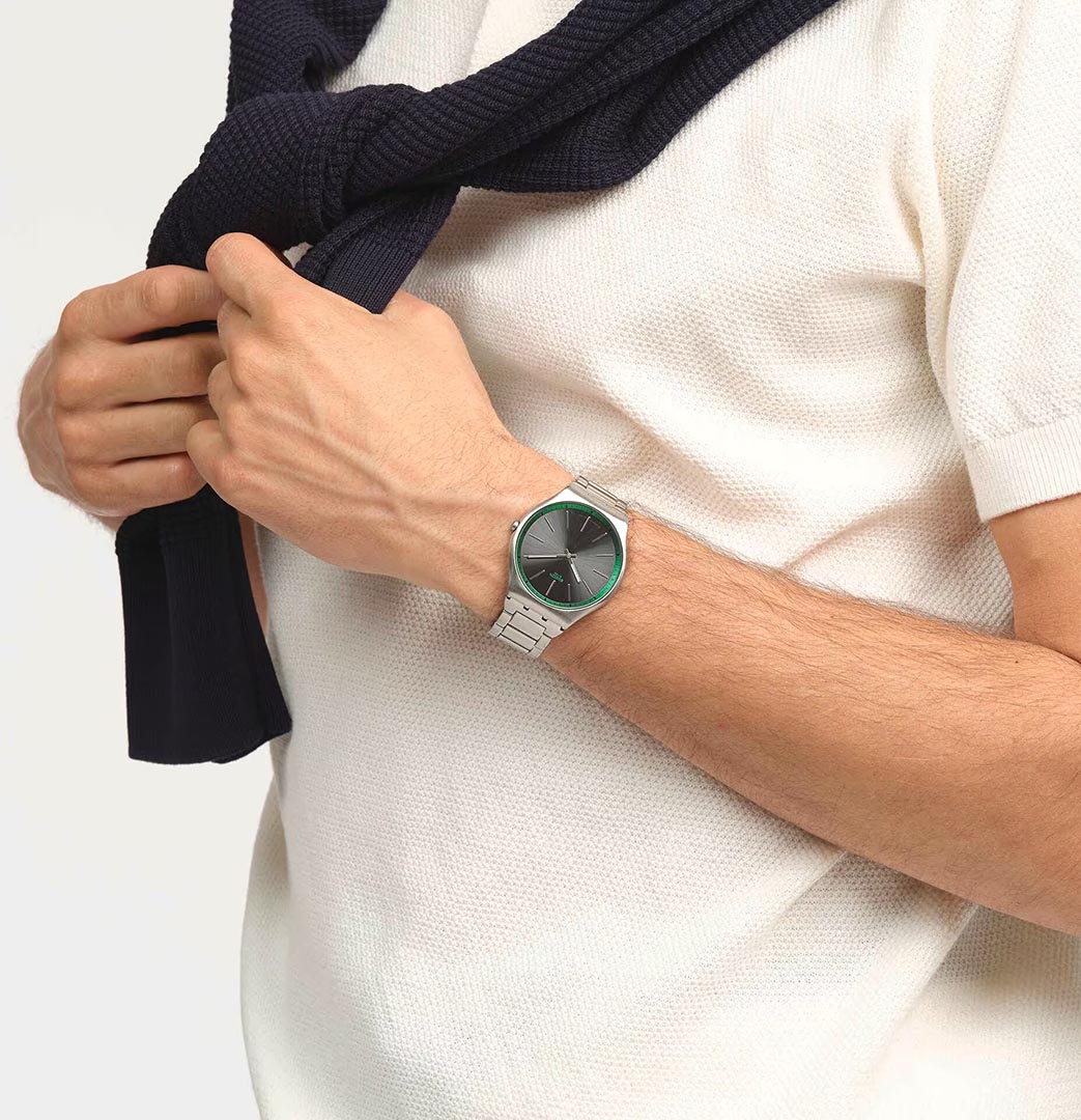 Swatch Ss07s128g Green Graphite Erkek Kol Saati
