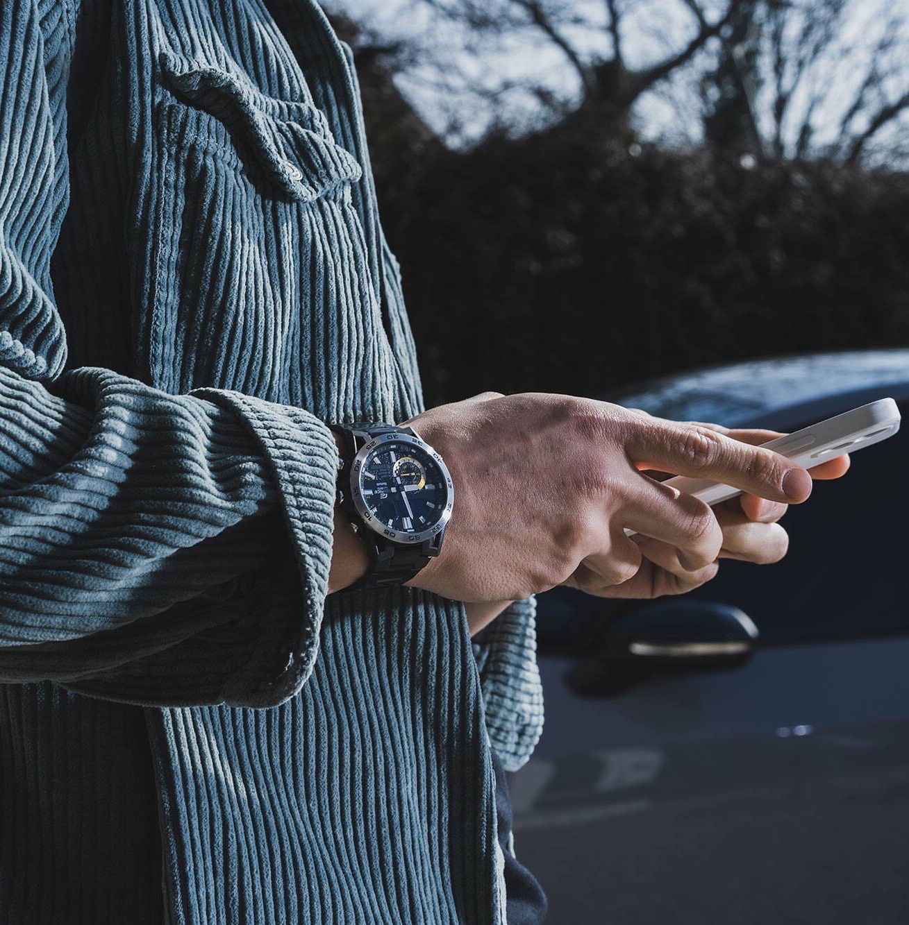 Casio Ecb-40Dc-1Adf Edifice Erkek Kol Saati