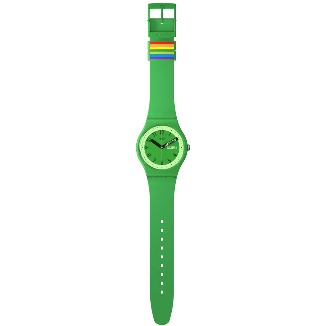 Swatch So29g704 Proudly Green Kol Saati