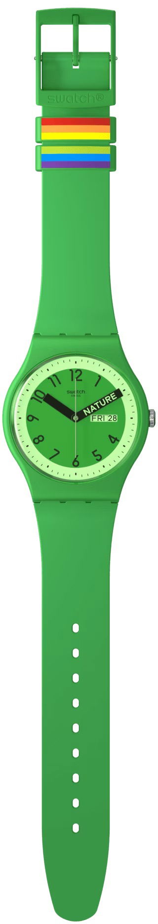 Swatch So29g704 Proudly Green Kol Saati