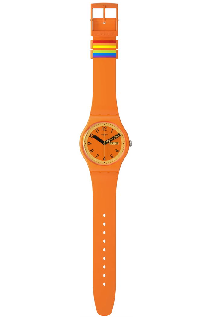 Swatch  PROUDLY ORANGE So29o700 Kol Saati
