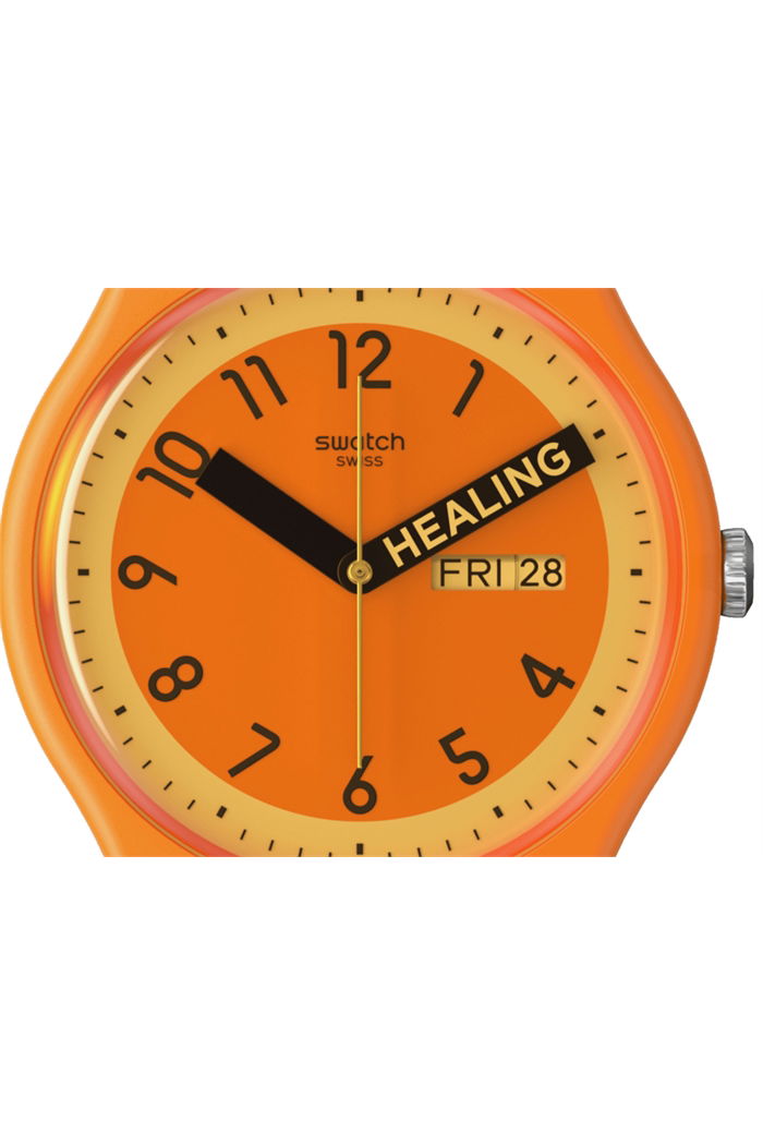 Swatch  PROUDLY ORANGE So29o700 Kol Saati