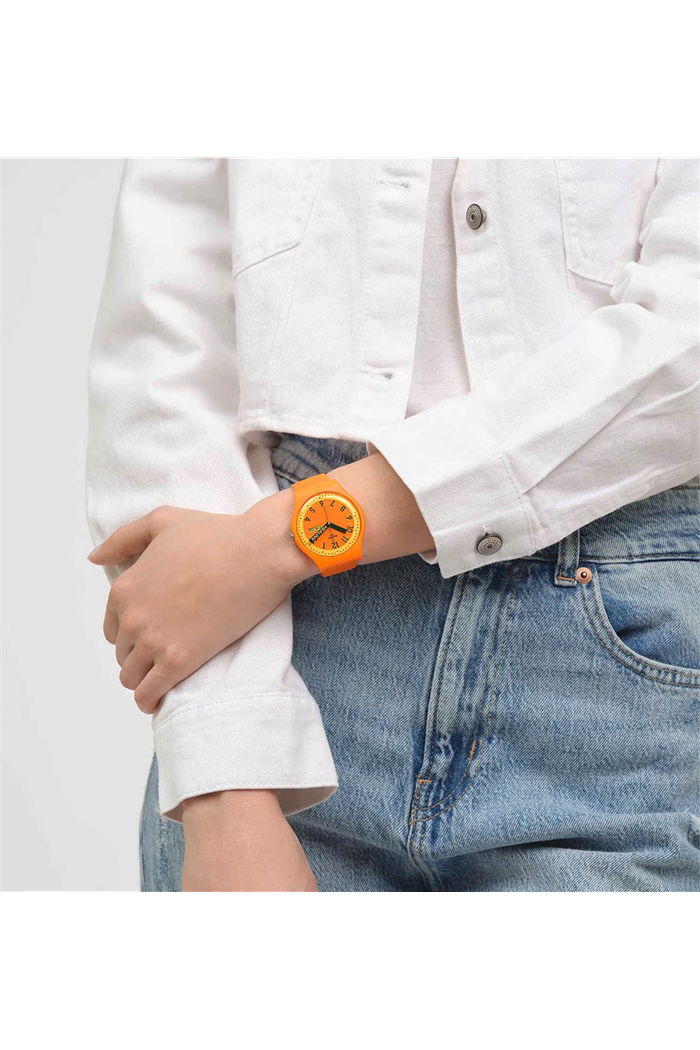 Swatch  PROUDLY ORANGE So29o700 Kol Saati