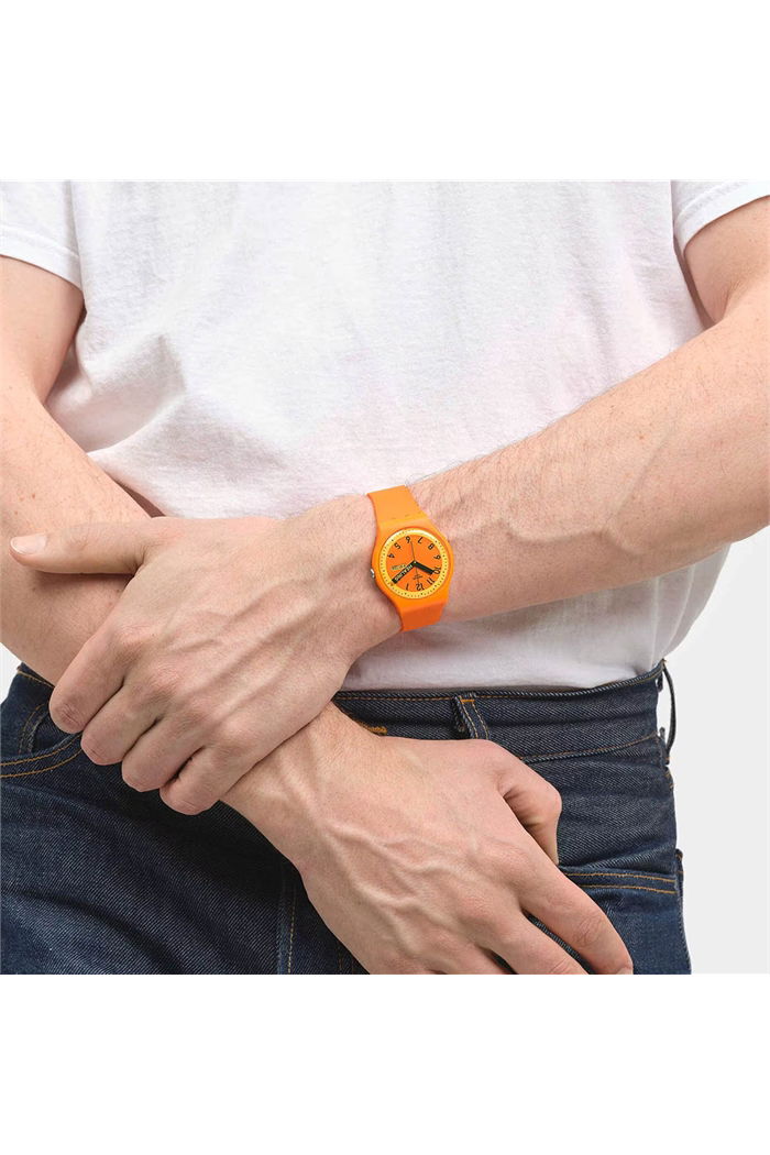 Swatch  PROUDLY ORANGE So29o700 Kol Saati