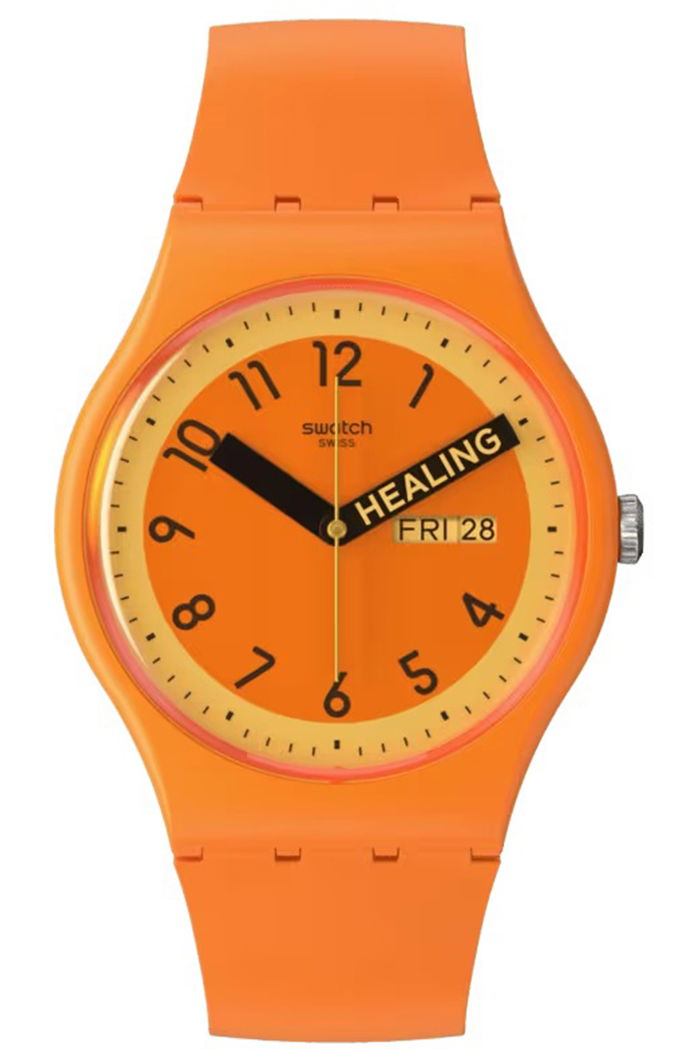 Swatch  PROUDLY ORANGE So29o700 Kol Saati
