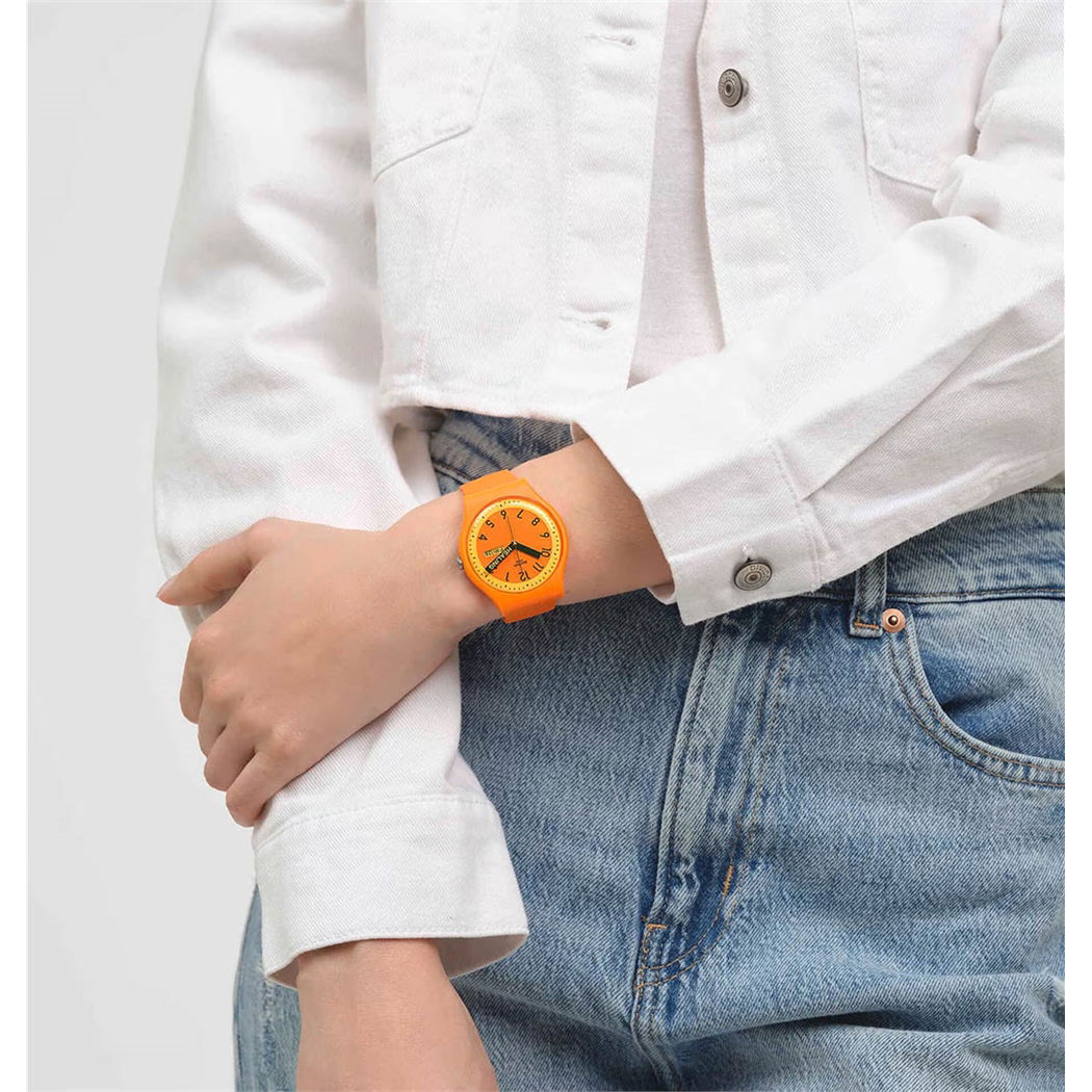 Swatch  PROUDLY ORANGE So29o700 Kol Saati