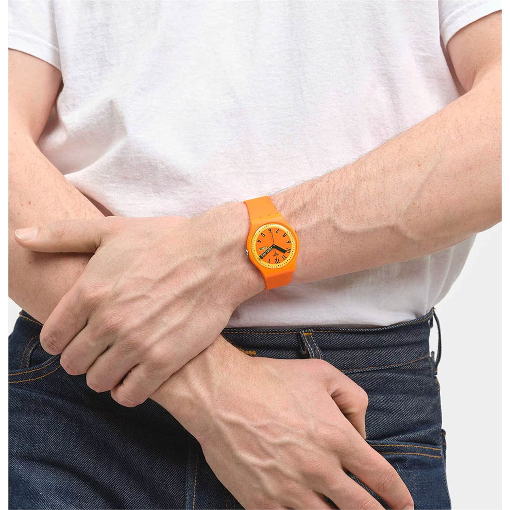Swatch  PROUDLY ORANGE So29o700 Kol Saati