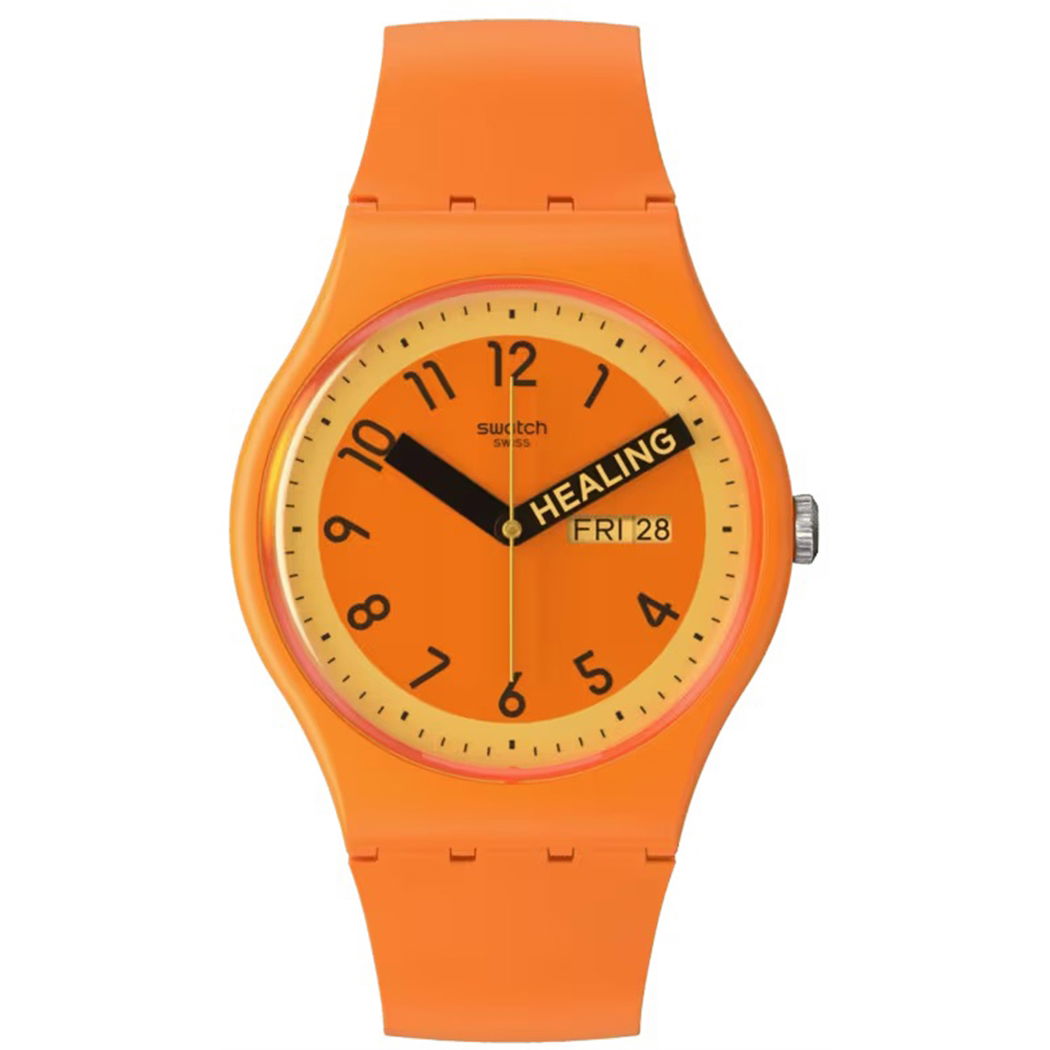 Swatch  PROUDLY ORANGE So29o700 Kol Saati