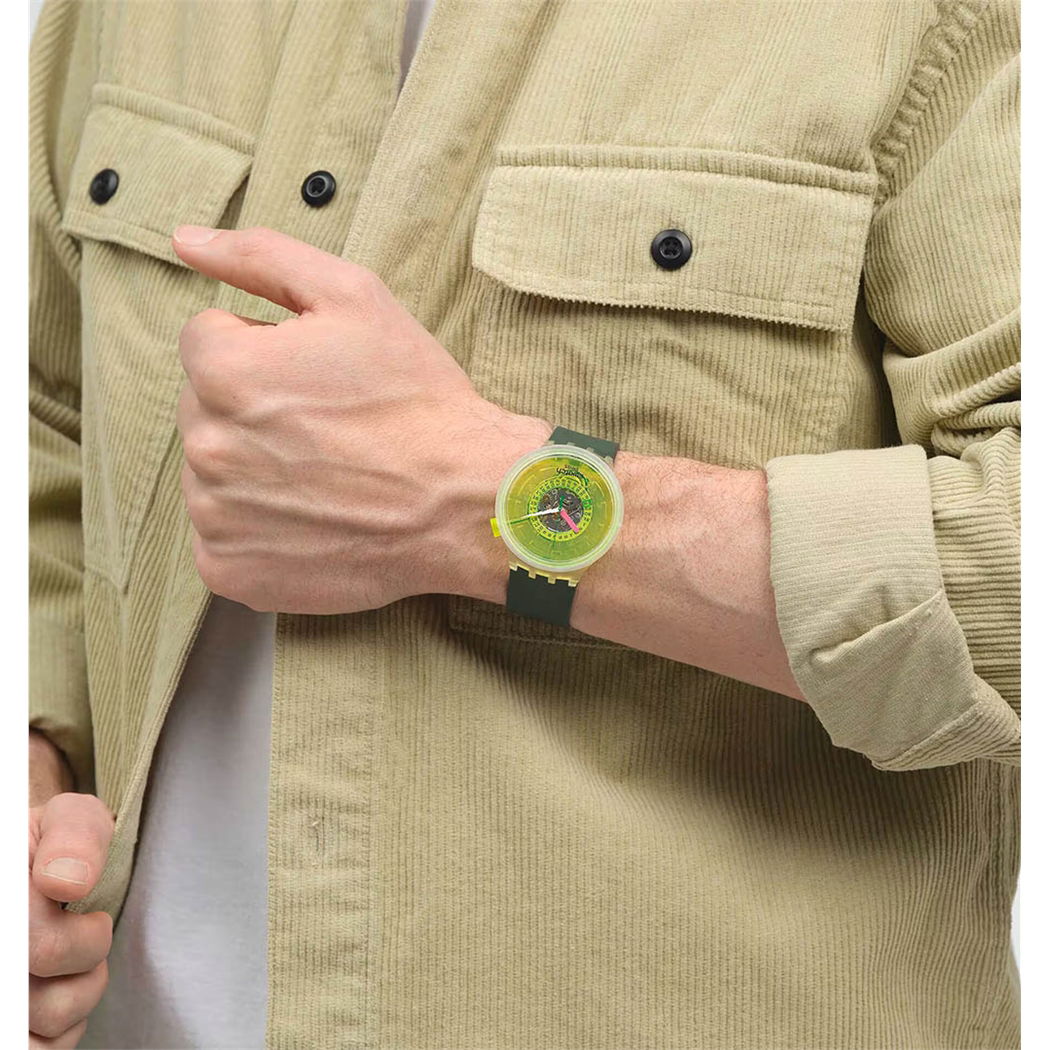 Swatch Sb05k400 BLINDED BY NEON
