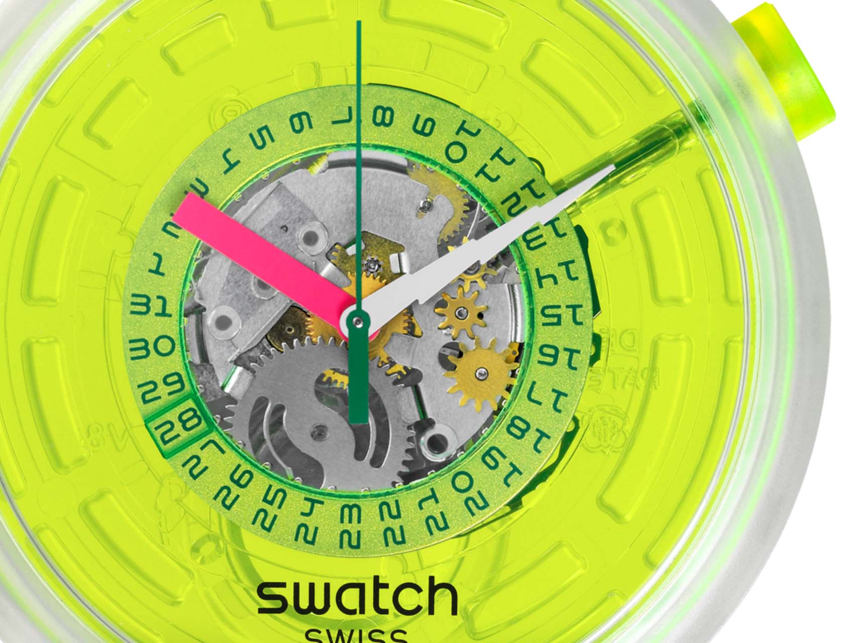 Swatch Sb05k400 BLINDED BY NEON