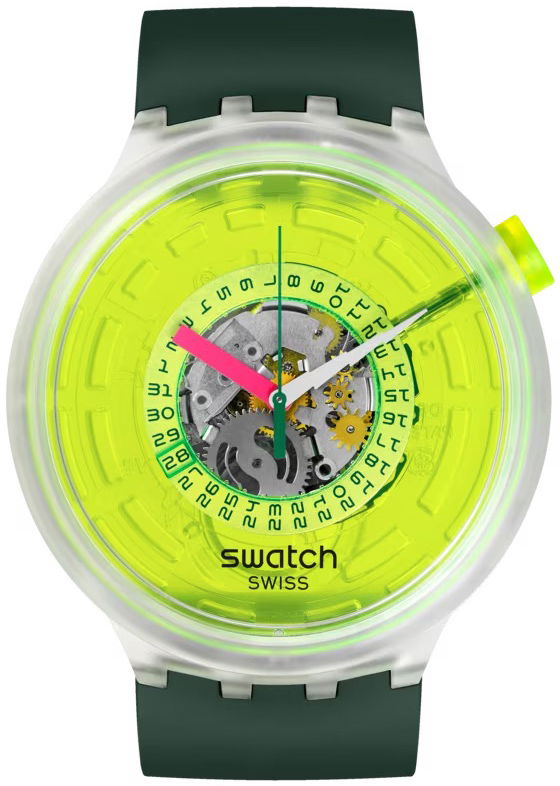 Swatch Sb05k400 BLINDED BY NEON