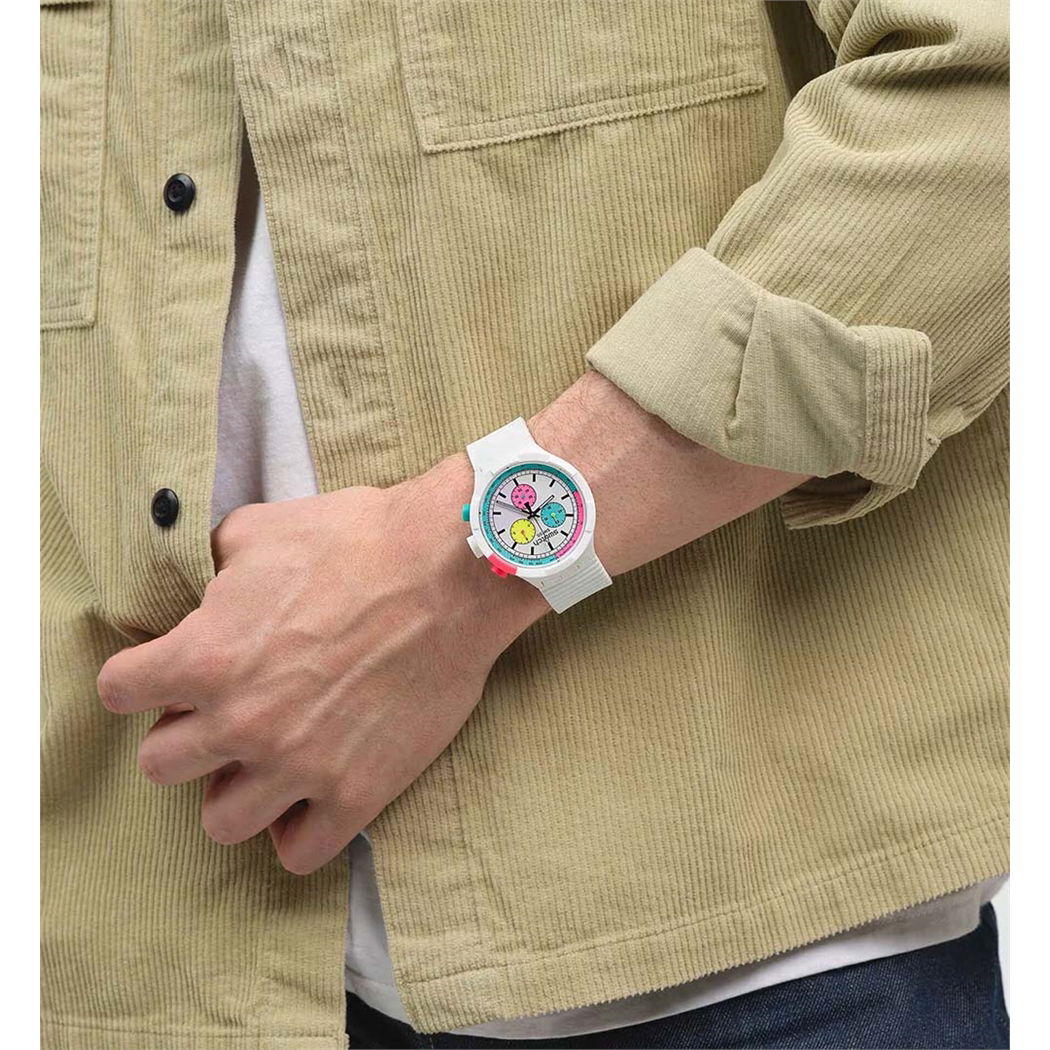 Swatch Sb06w100 THE PURITY OF NEON