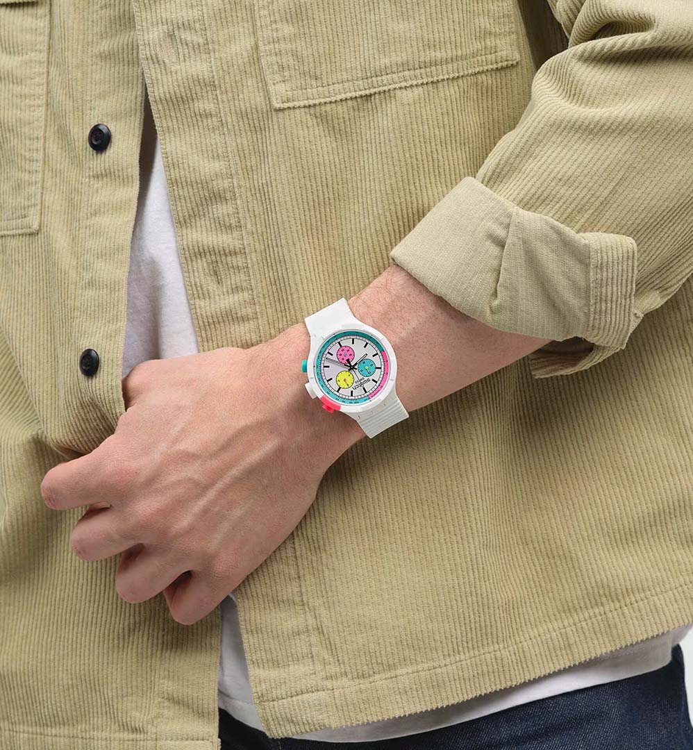 Swatch Sb06w100 THE PURITY OF NEON