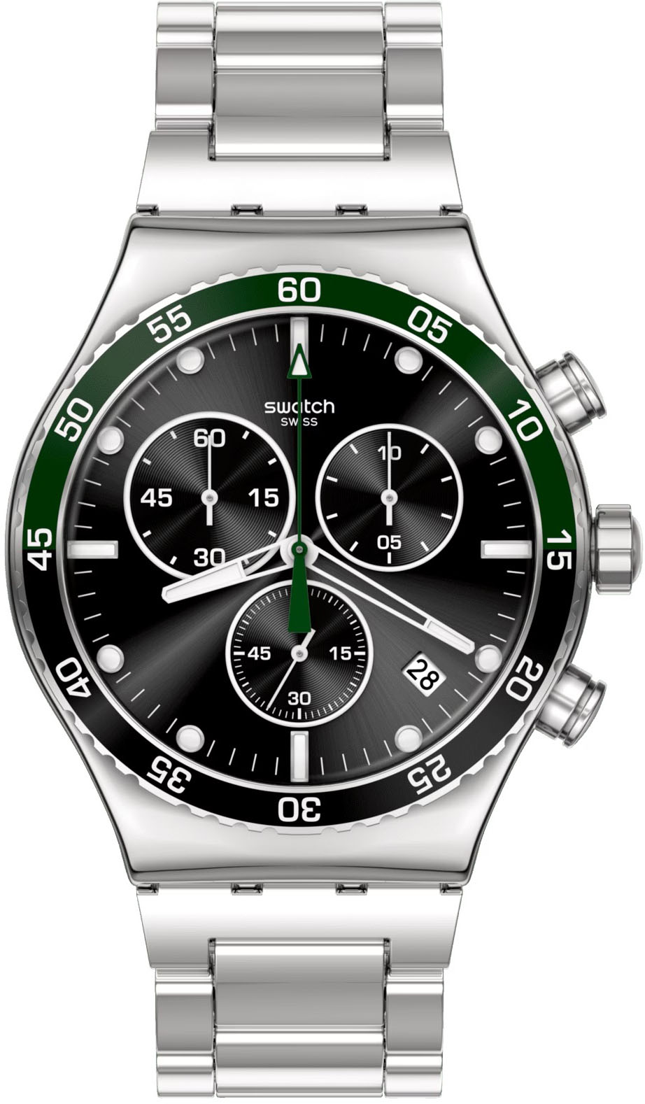 Swatch Yvs506g  DARK GREEN IRONY Erkek Kol Saati