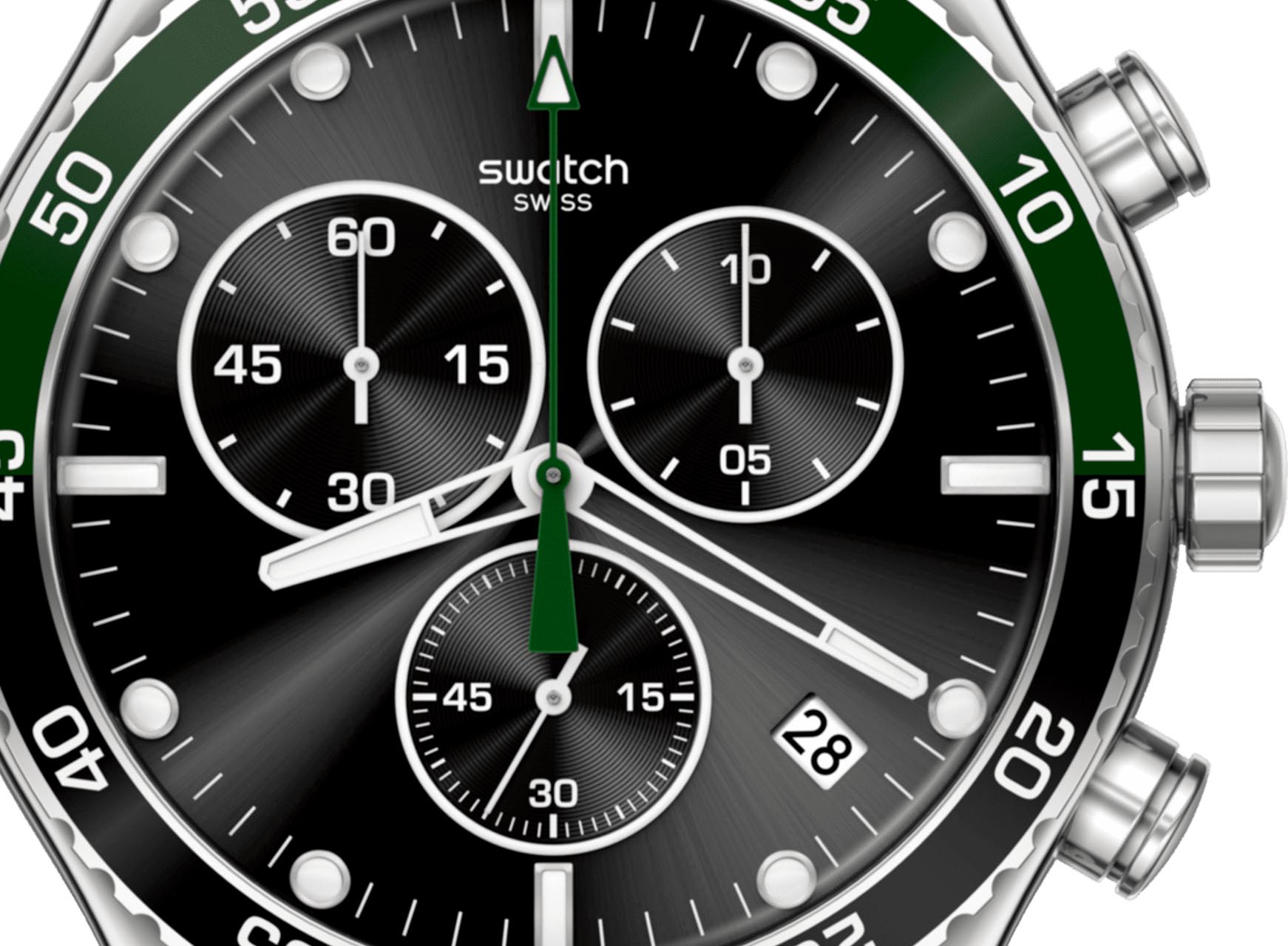 Swatch Yvs506g  DARK GREEN IRONY Erkek Kol Saati
