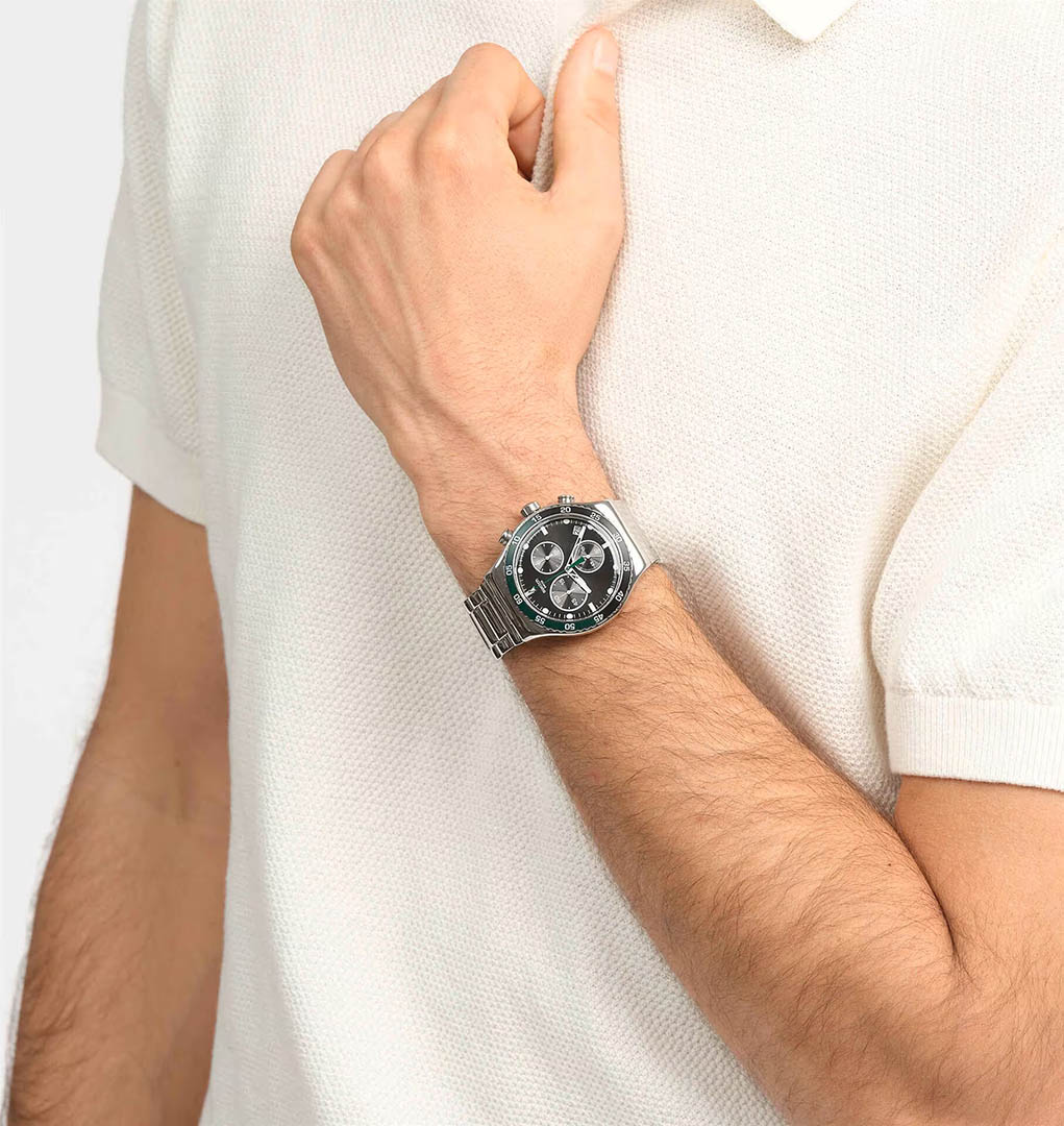 Swatch Yvs506g  DARK GREEN IRONY Erkek Kol Saati