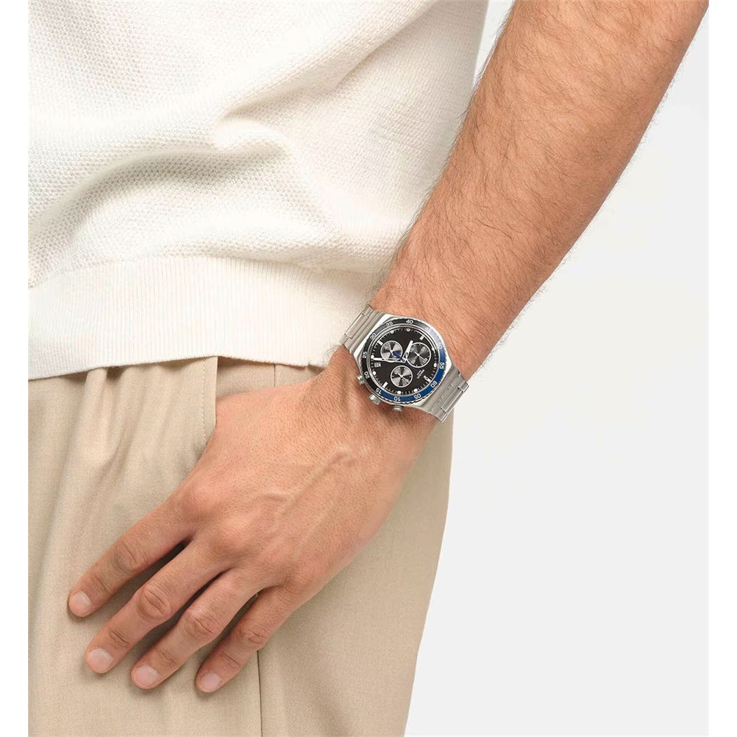 Swatch Yvs507g DARK BLUE IRONY Erkek Kol Saati
