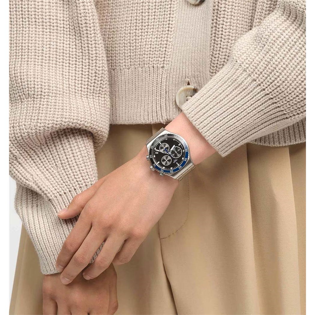 Swatch Yvs507g DARK BLUE IRONY Erkek Kol Saati