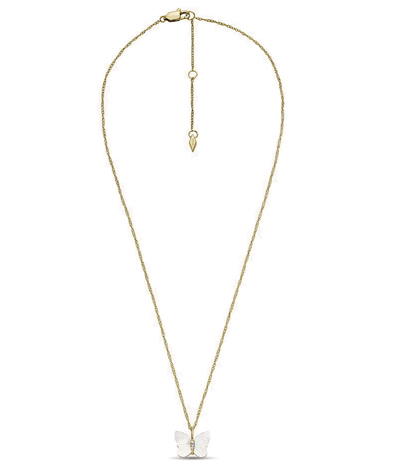 Fossil Jf04424-710 Kadın Kelebekli Kolye