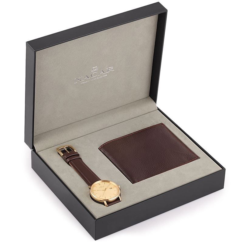 Nacar Nc34-29B637-Dcl2-Set Erkek Kol Saati