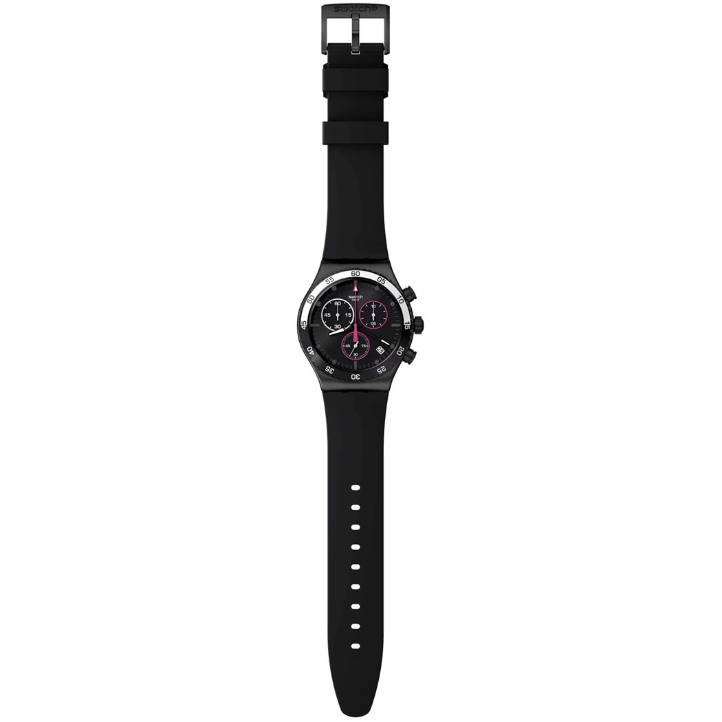 Swatch Yvb413 MAGENTA AT NIGHT Erkek Kol Saati