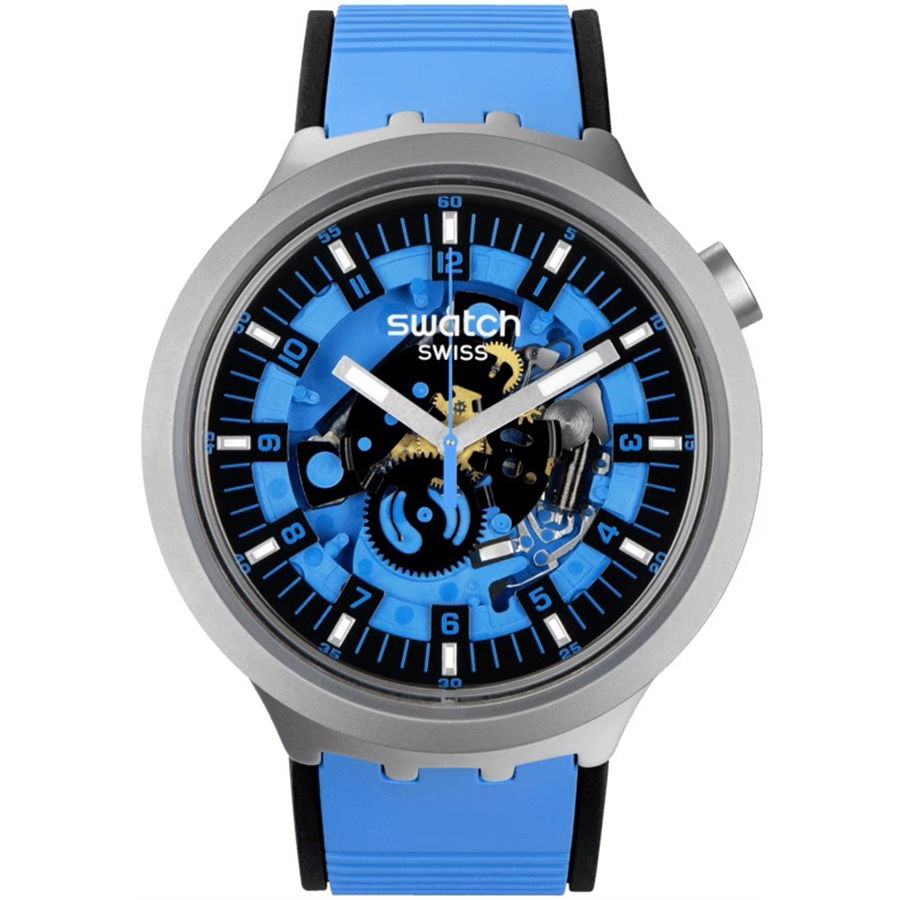 Swatch BIG BOLD IRONY Sb07s106 AZURE BLUE DAZE