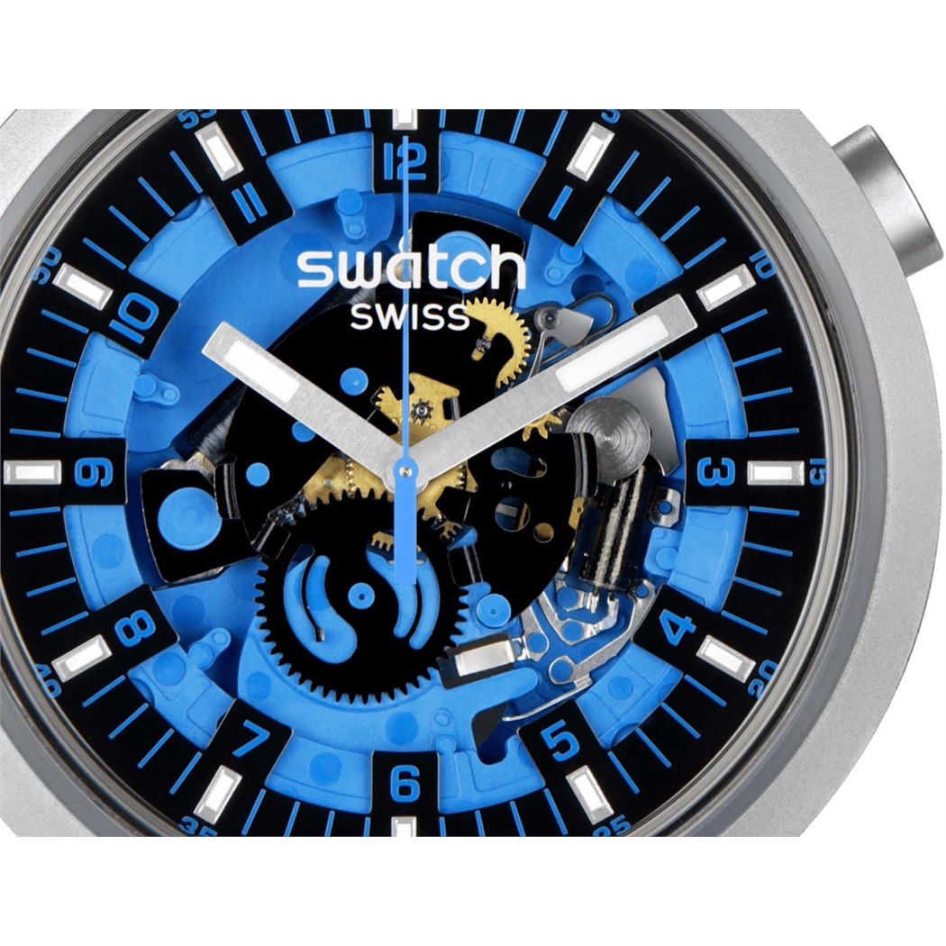 Swatch BIG BOLD IRONY Sb07s106 AZURE BLUE DAZE