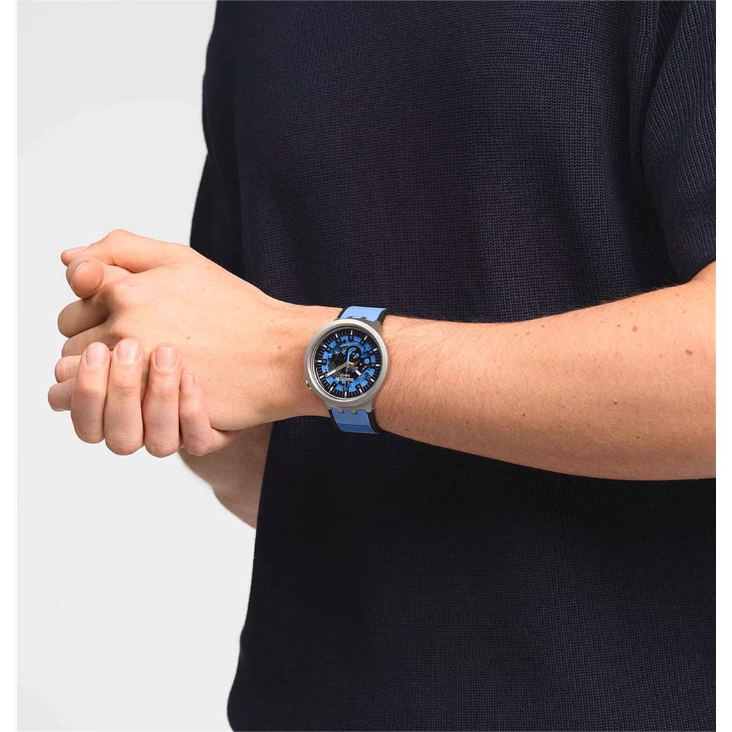 Swatch BIG BOLD IRONY Sb07s106 AZURE BLUE DAZE
