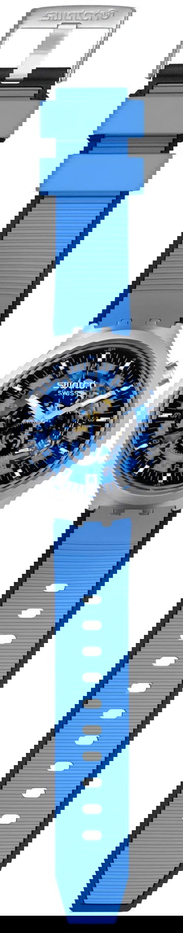 Swatch Big Bold Irony Sb07s106 Azure Blue Daze Erkek Kol Saati