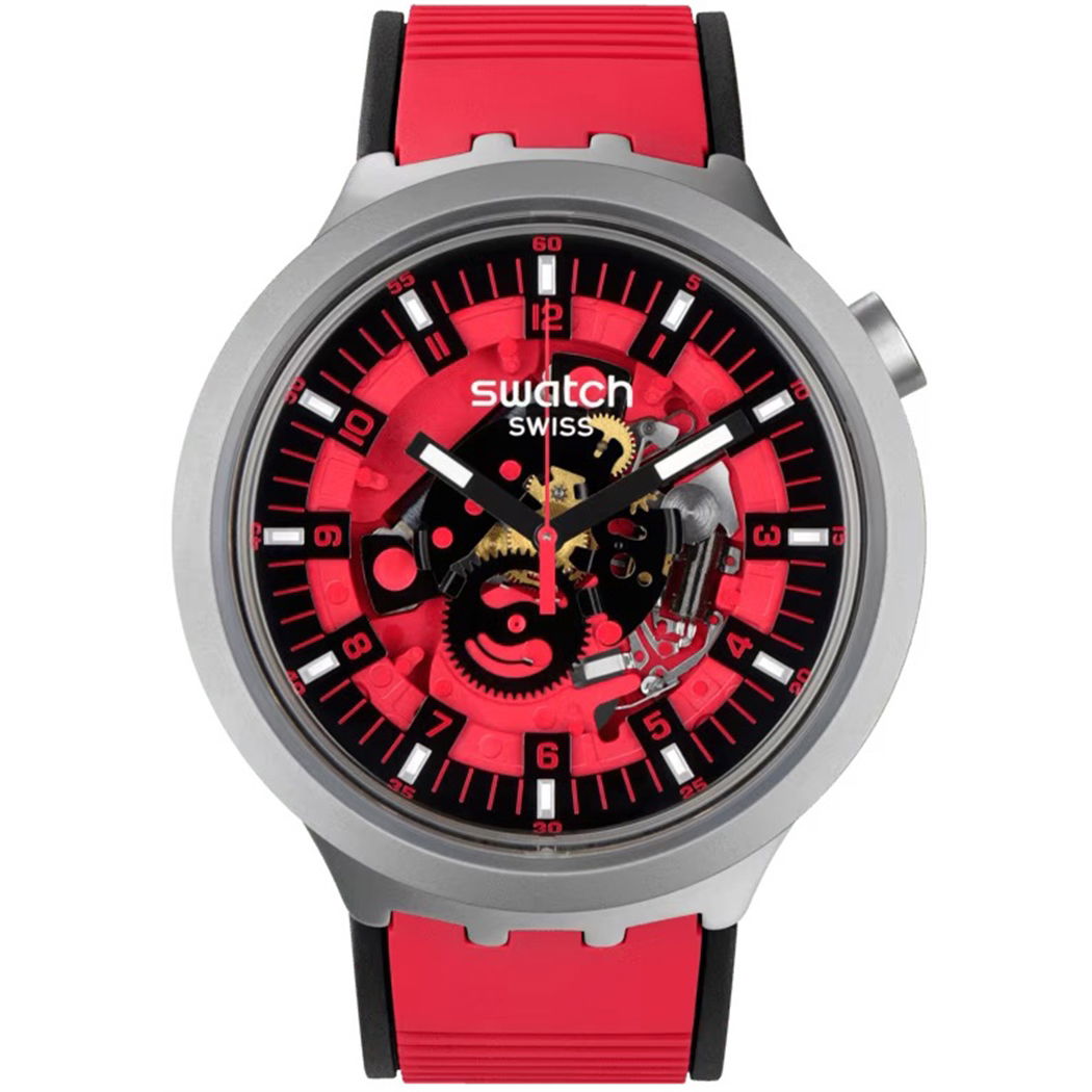 Swatch Big Bold Irony Sb07s110 Red Juicy Kol Saati | Gündüz Saat
