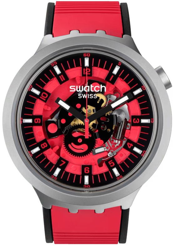 Swatch Big Bold Irony Sb07s110 Red Juicy Kol Saati