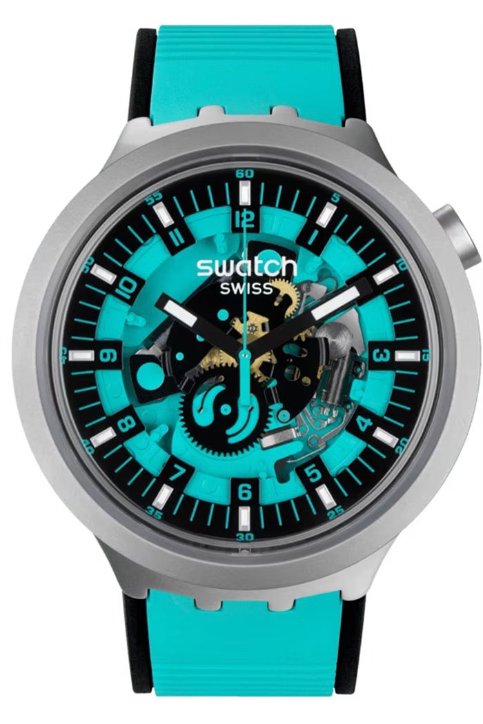 Swatch BIG BOLD IRONY Sb07s111 MINT TRIM