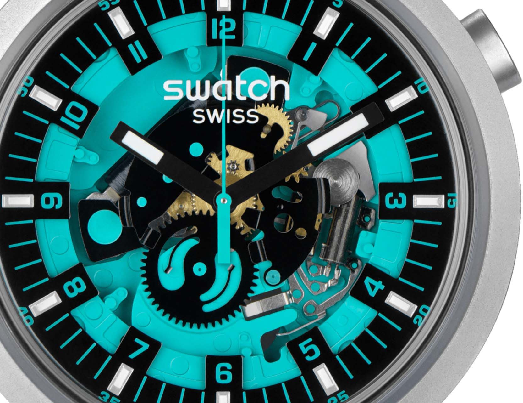 Swatch Big Bold Irony Sb07s111 Mint Trim Kol Saati