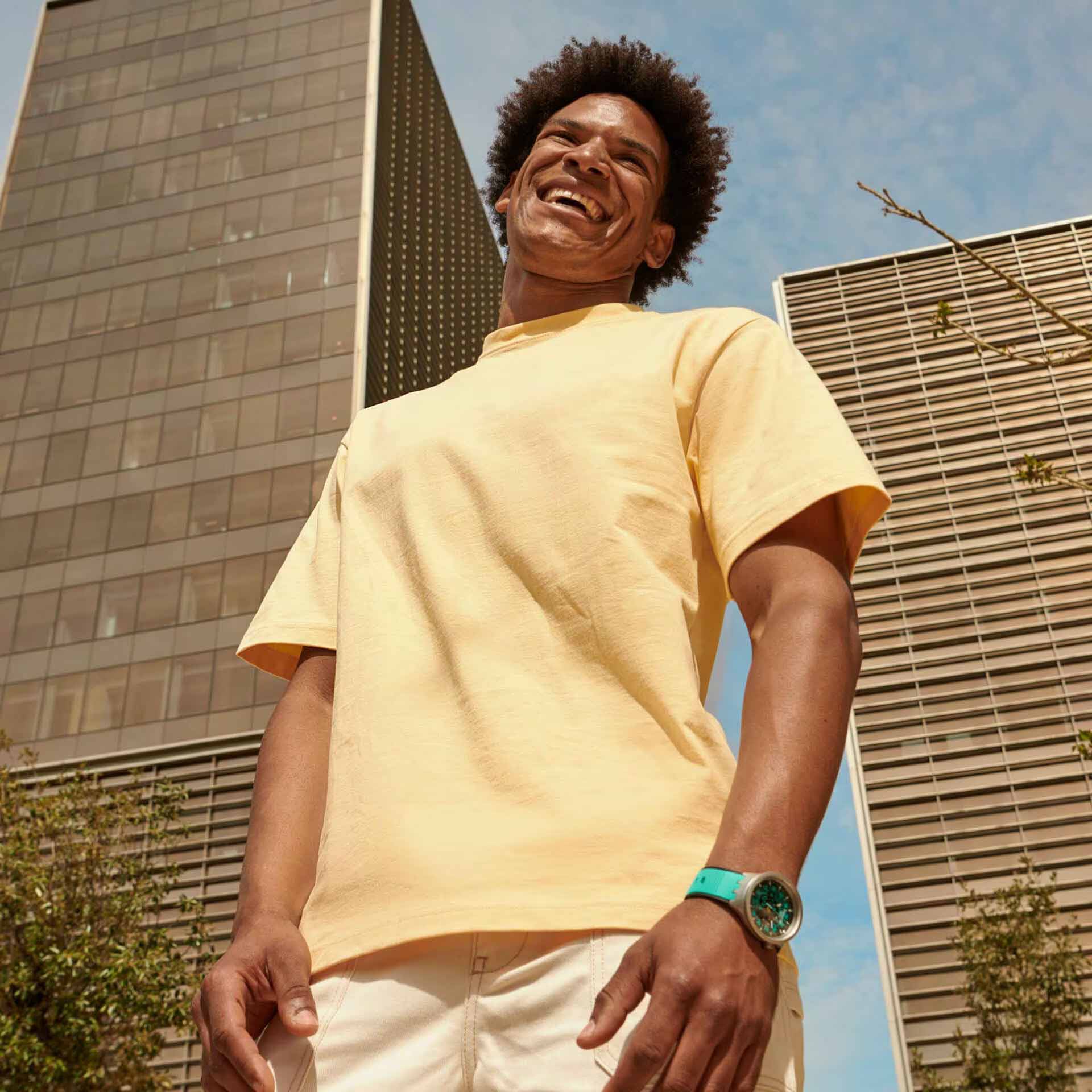 Swatch Big Bold Irony Sb07s111 Mint Trim Kol Saati