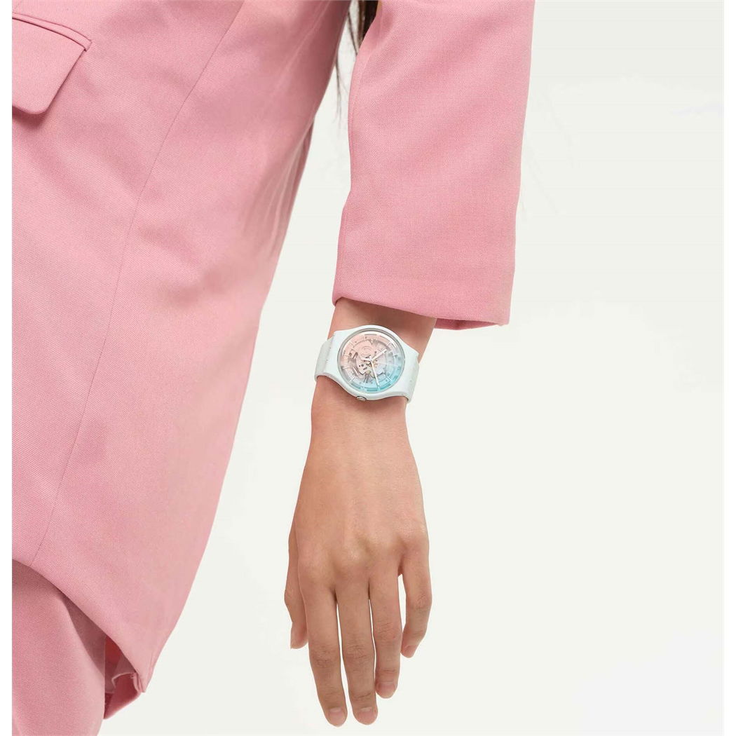 Swatch So32s101 FLEETINGLY ICEBLUE