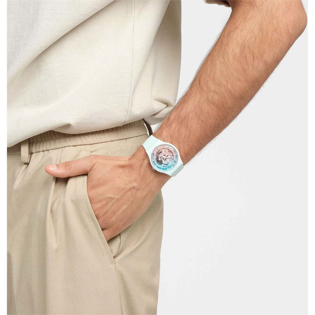 Swatch So32s101 FLEETINGLY ICEBLUE