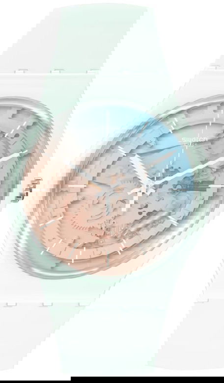 Swatch So32s101 FLEETINGLY ICEBLUE