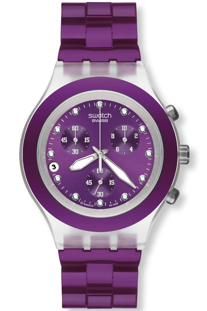Swatch Svck4048ag FULL-BLOODED BLUEBERRY