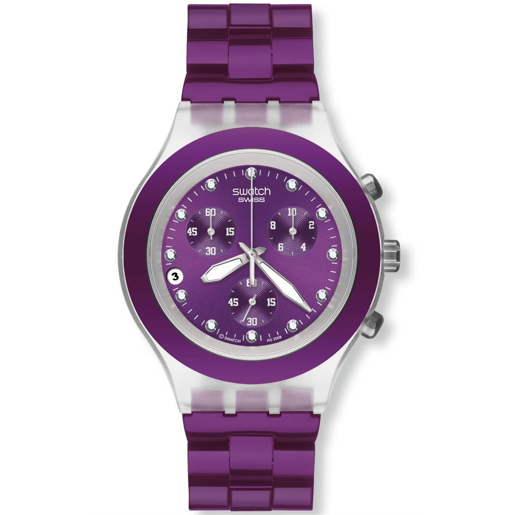 Swatch Svck4048ag FULL-BLOODED BLUEBERRY
