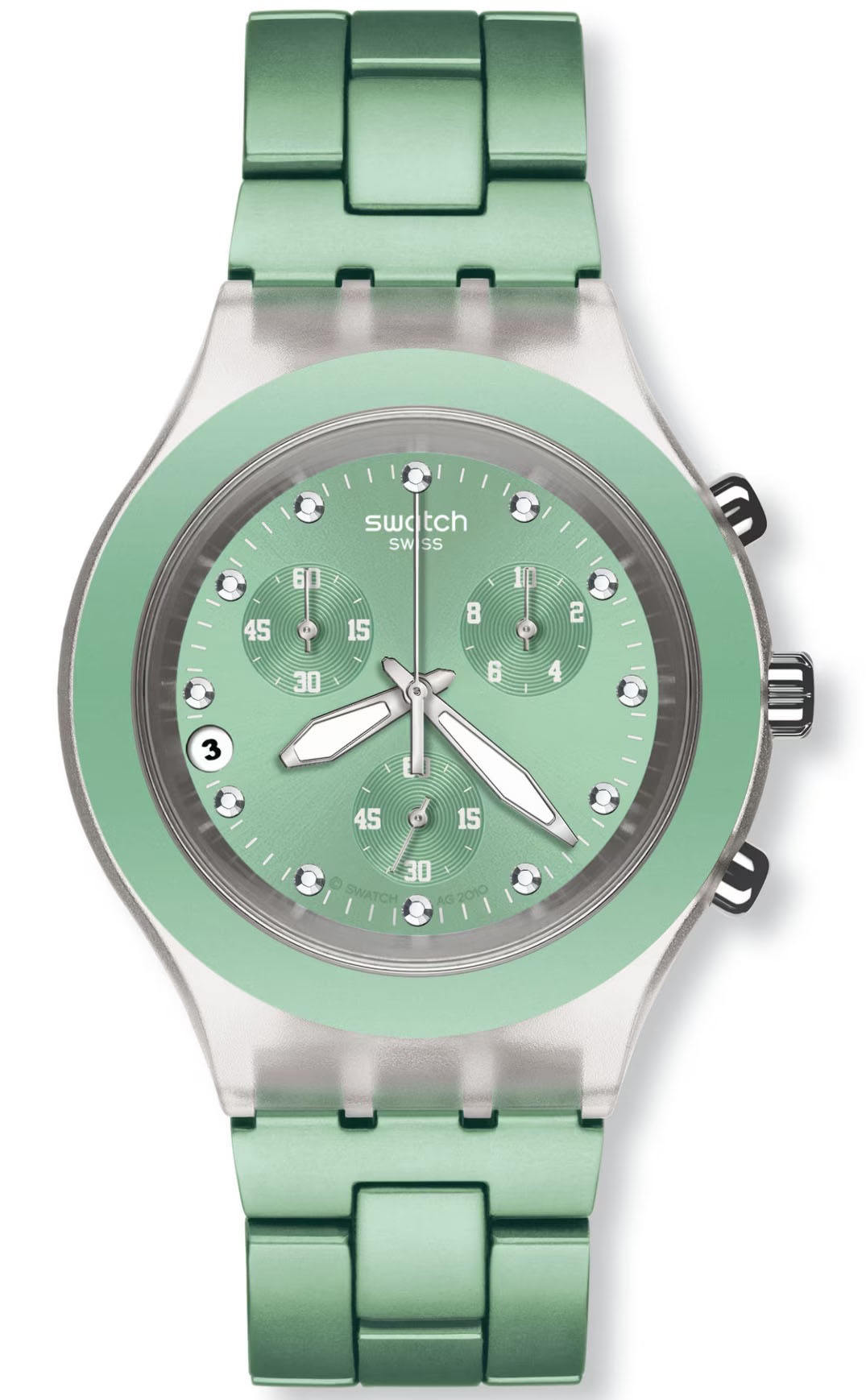 Swatch Svck4056ag FULL-BLOODED MINT