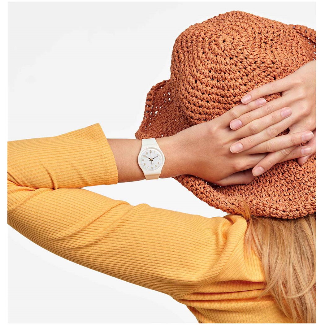Swatch So28w106-S14 WHITE BISHOP Kadın Kol Saati