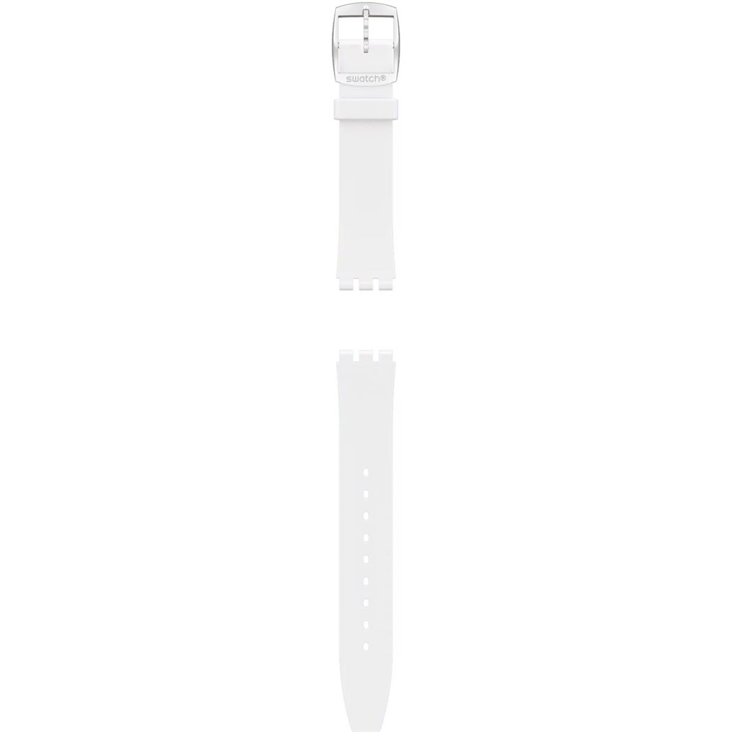 Swatch Beyaz Silikon Kordon Asyxs108