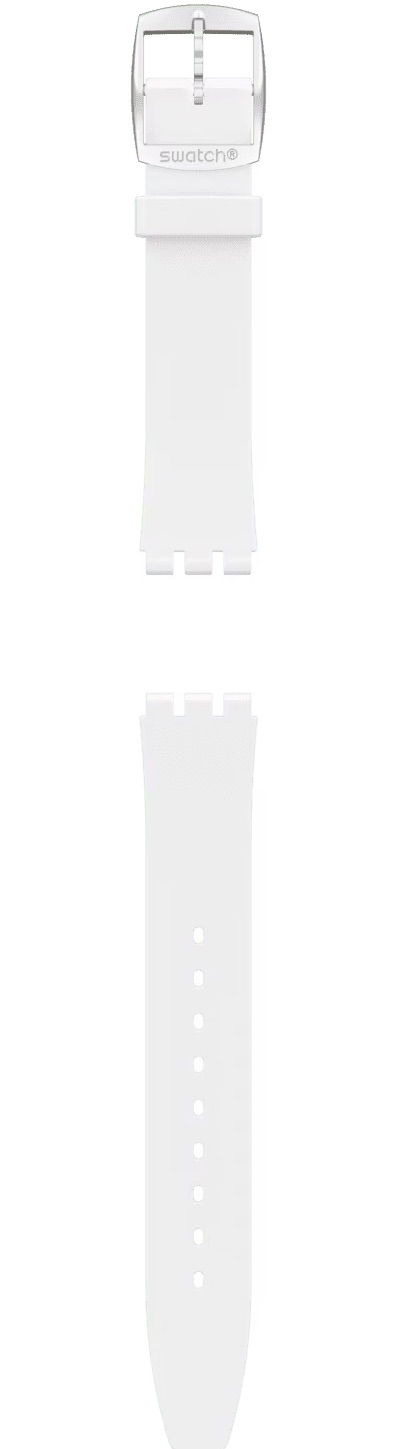 Swatch Beyaz Silikon Kordon Asyxs108