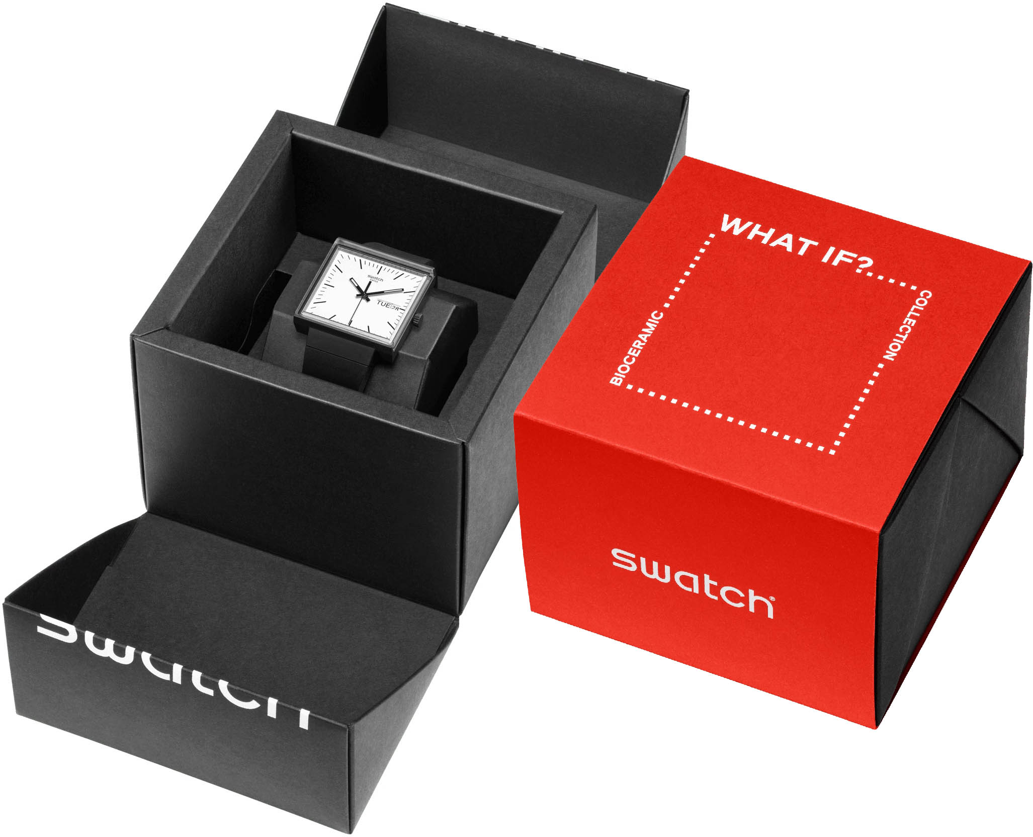 Swatch So34b700 What If…Black? Kol Saati