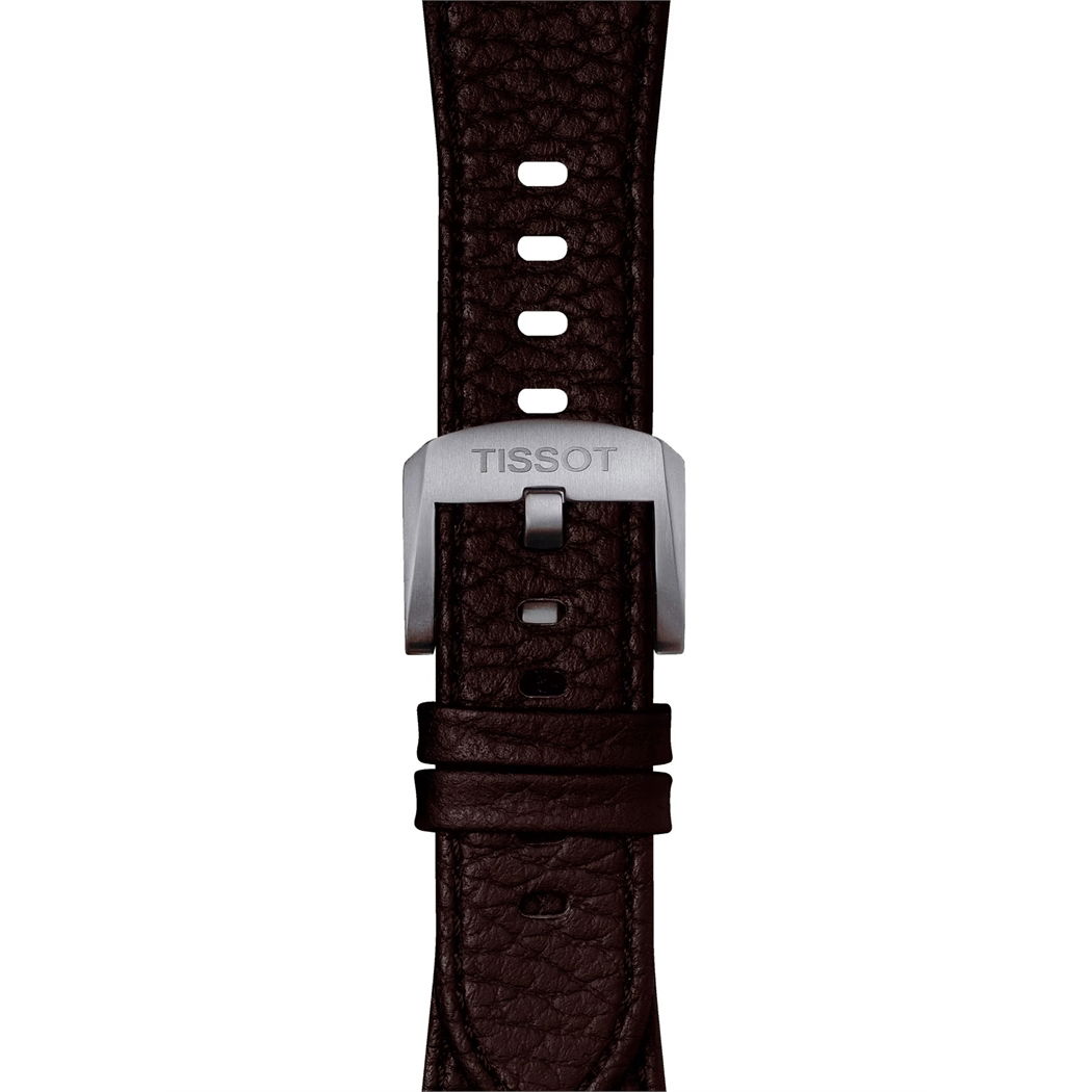 Tissot Orijinal PRX 40 mm Uyumlu Kahverengi Deri Kayış T852049164