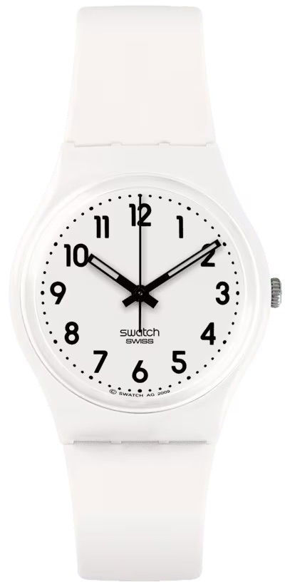 Swatch So28w107-S14 Just White Soft Kol Saati