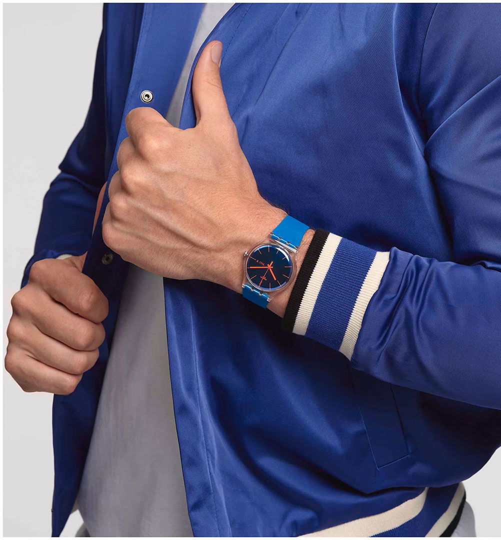 Swatch So29k702-S14 Polablue Kol Saati